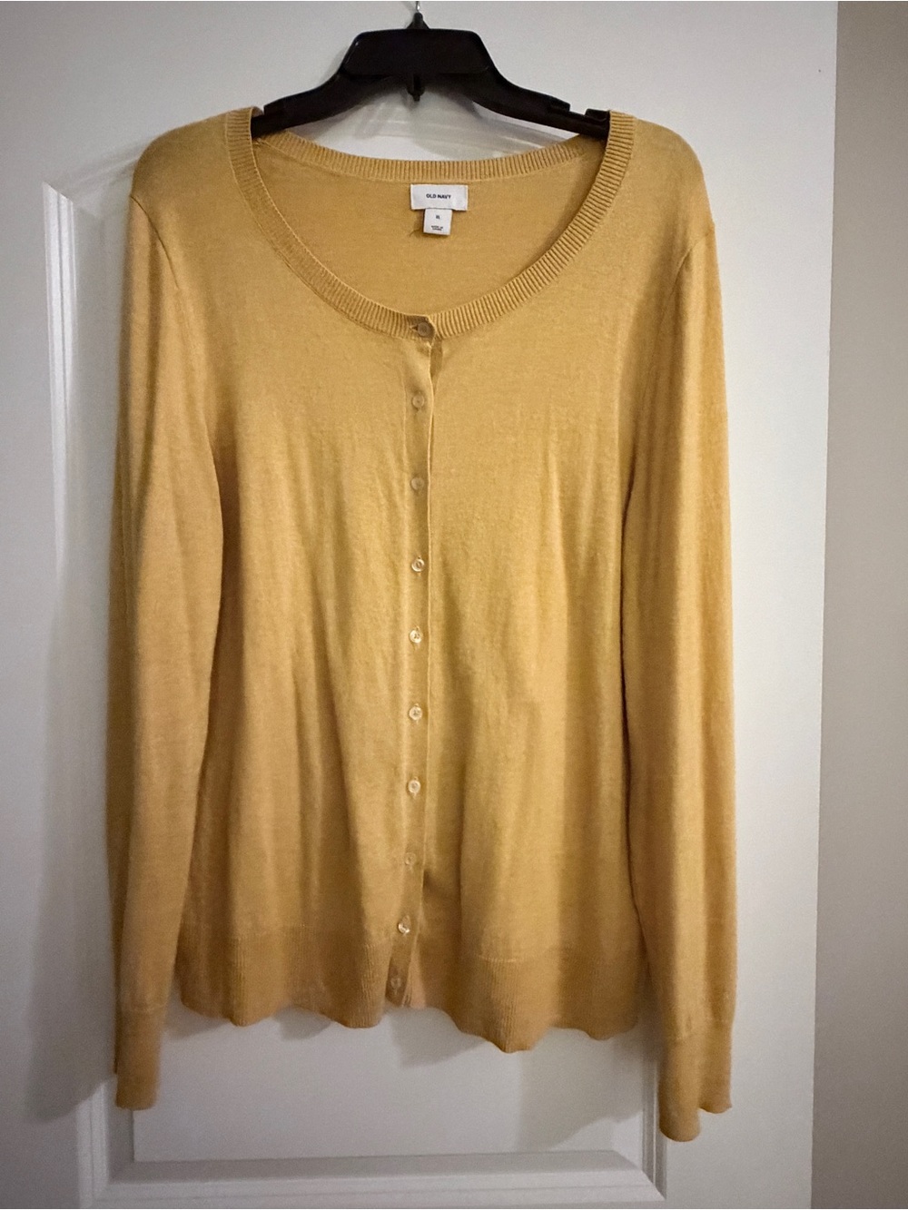 Women’s Old Navy XL Gold Yellow Cardigan Sweater